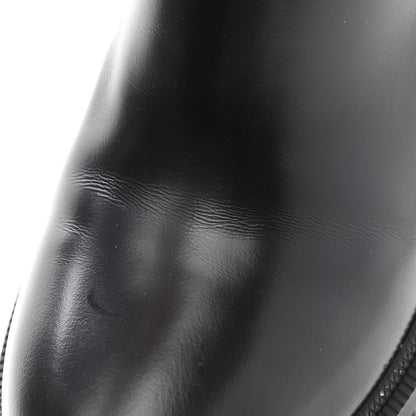 Gucci Calfskin Crystal GG Trip Chelsea Ankle Boots 40 Black 11 of 12