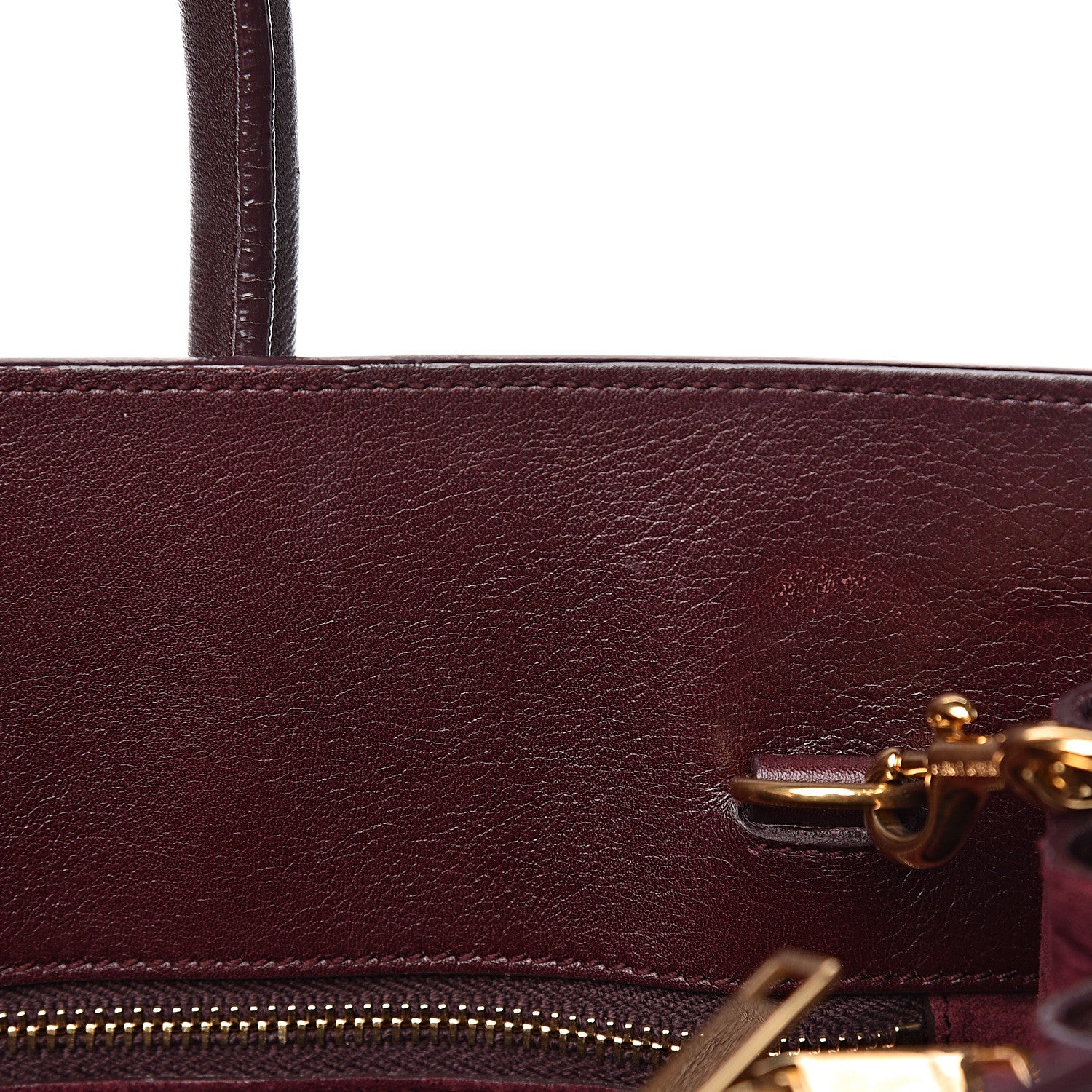 Saint Laurent Calfskin Small Sac De Jour Amarena 8 of 19