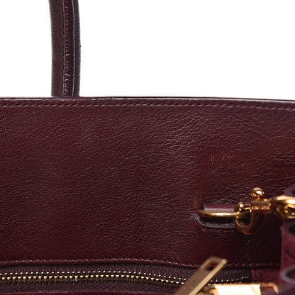 Saint Laurent Calfskin Small Sac De Jour Amarena 8 of 19