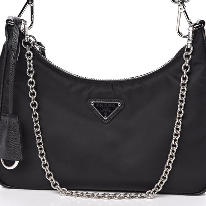Prada Nylon Re-Edition 2005 Shoulder Bag Black 10 of 13