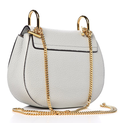 Chloe Grained Lambskin Drew Shoulder Bag Airy Grey 3 of 15
