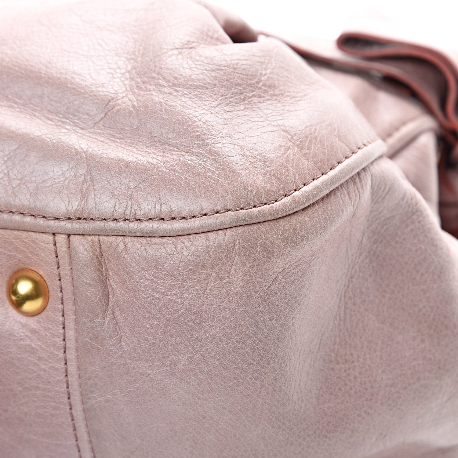 Miu Miu Vitello Lux Mini Bow Bag Mughetto 10 of 18