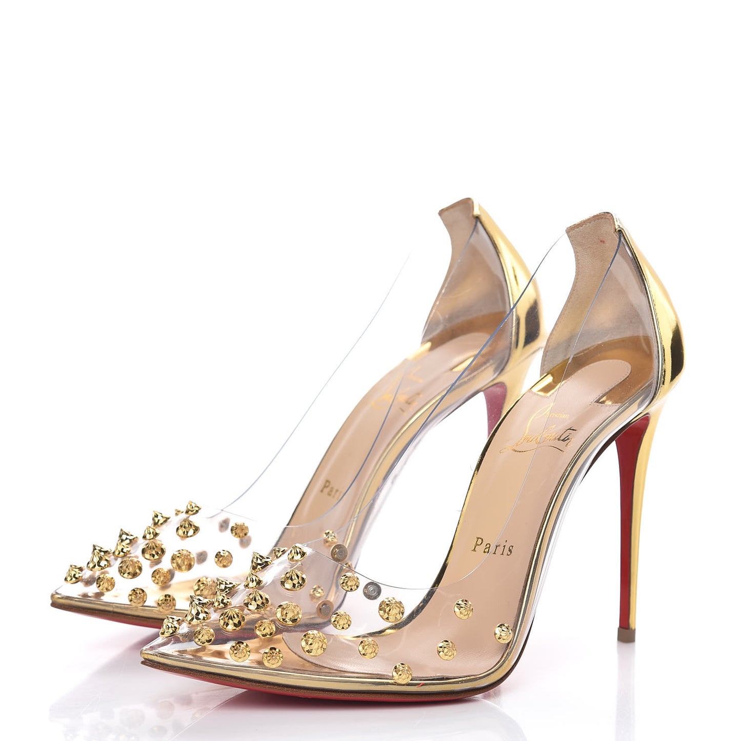 PVC Specchio Collaclou 100 Pumps 39.5 Gold