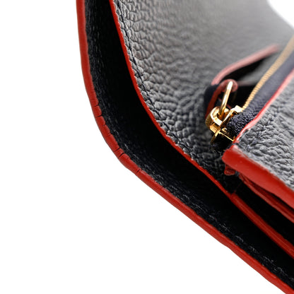 Louis Vuitton Empreinte Victorine Wallet Marine Rouge 8 of 10