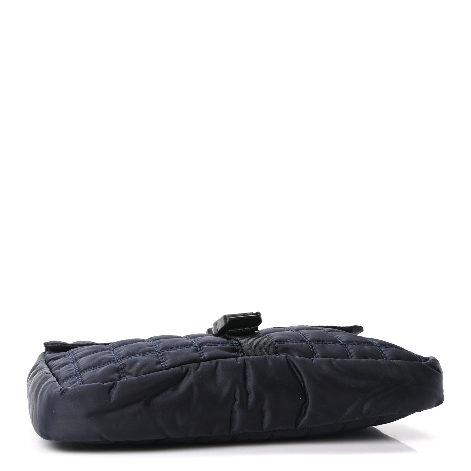 Chanel Nylon Quilted Ski Sport Flap Bag Navy 4 of 10