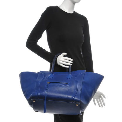 Celine Supple Calfskin Large Phantom Luggage Royal Blue 3 of 10