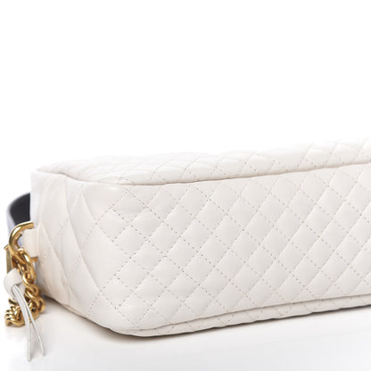 Versace Nappa Quilted Medusa Tribute Camera Bag White 8 of 10