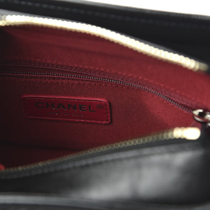 Chanel Aged Calfskin Quilted Small Gabrielle Hobo Black 8 of 10