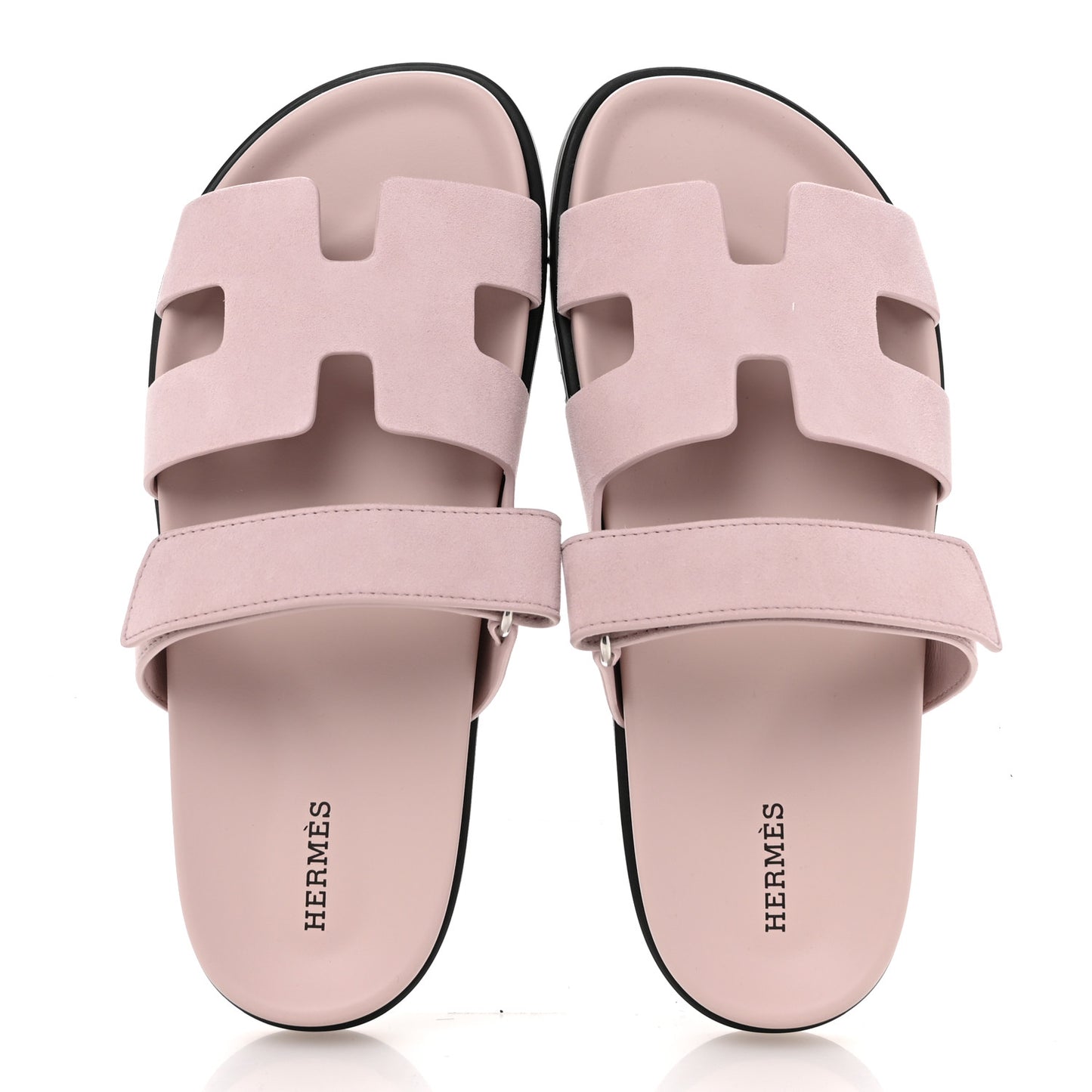 Suede Goatskin Womens Chypre Sandals 40 Rose Porcelaine