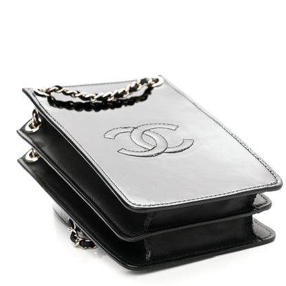 Chanel Patent CC Phone Holder Crossbody Black 9 of 11