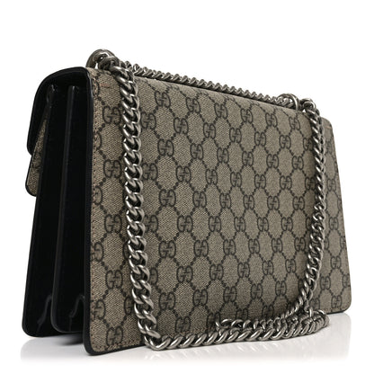Gucci GG Supreme Monogram Small Dionysus Shoulder Bag Black 2 of 9