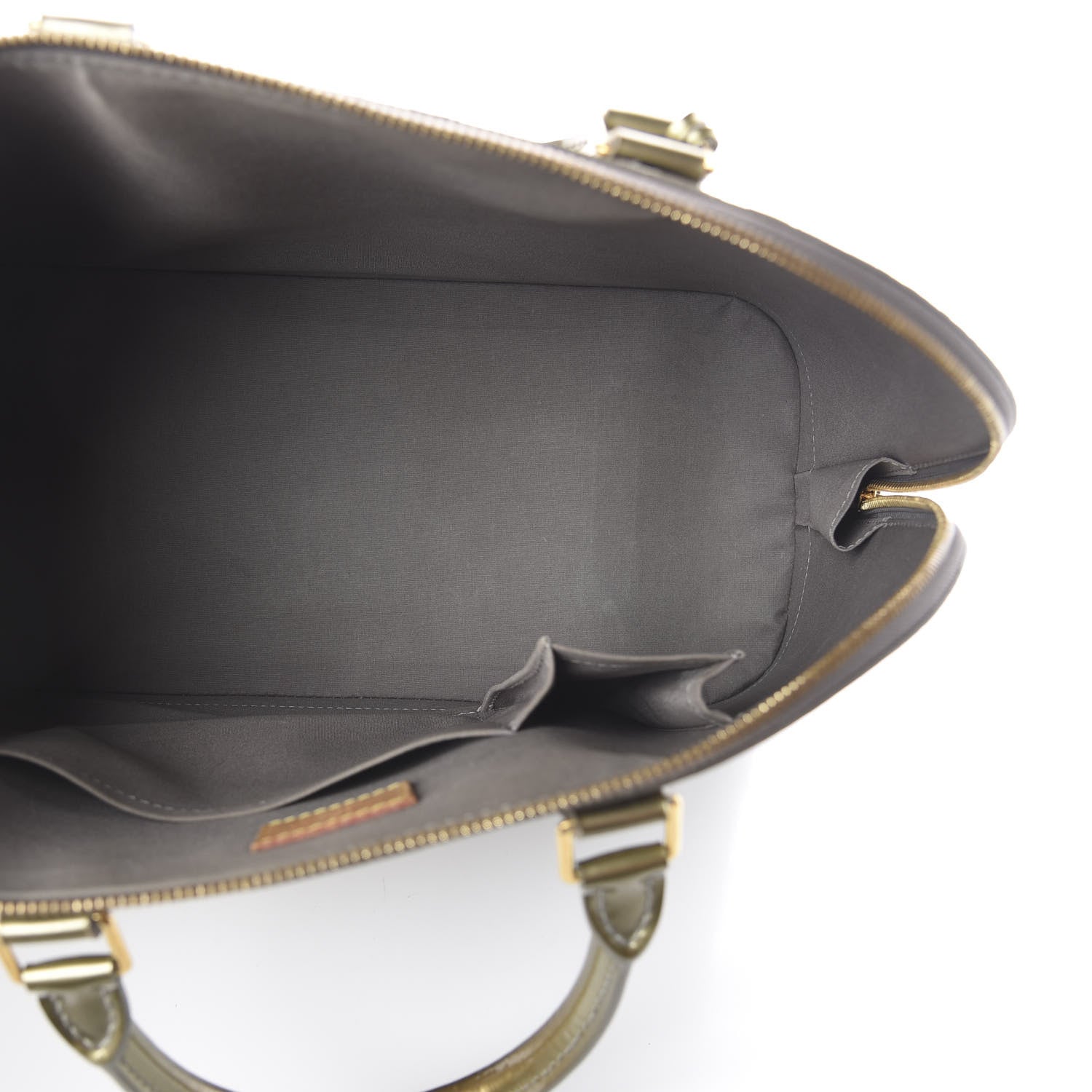 Louis Vuitton Vernis Alma GM Gris Art Deco 4 of 8