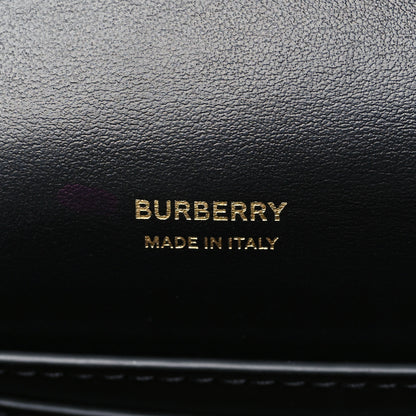 Burberry Cashmere Hackberry Check Note Medium Crossbody Bag Brown 5 of 7