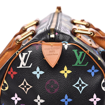 Louis Vuitton Monogram Multicolor Speedy 30 Black 7 of 14