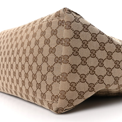 Gucci Monogram Calfskin Web Medium Duffle Beige Ebony New Acero 10 of 10