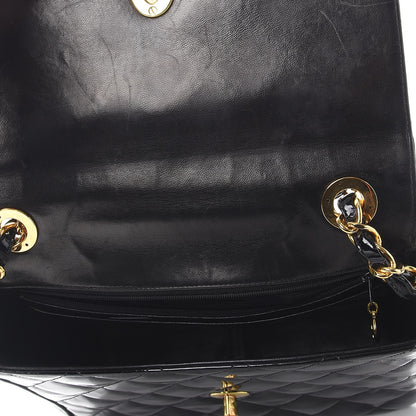 Chanel Patent Quilted Medium Single Flap Black 12 of 12