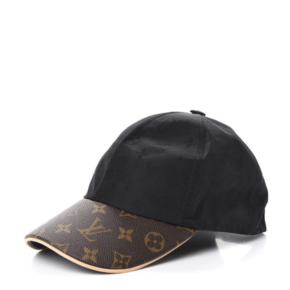 Louis Vuitton Polyester Silk Monogram LV Get Ready Cap M Black 1 of 6