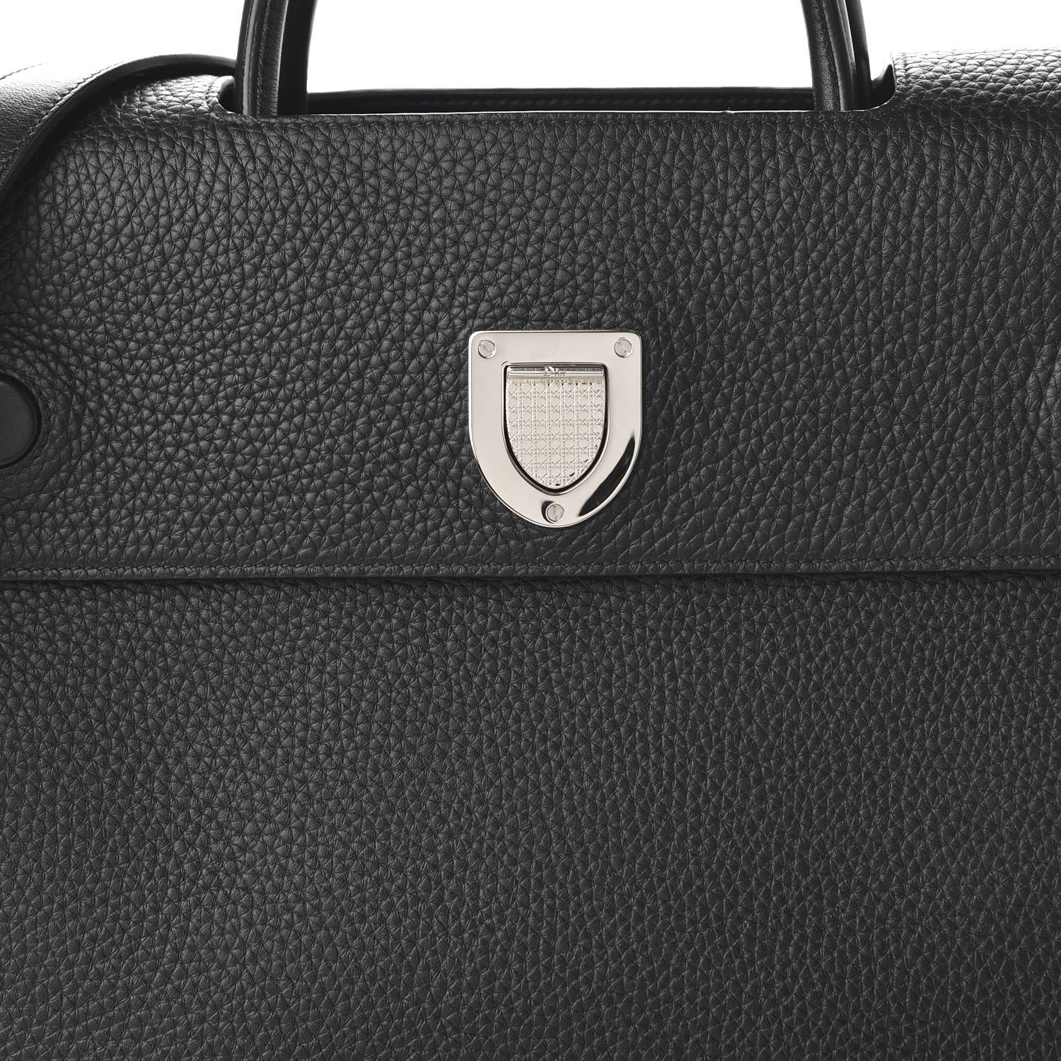 Christian Dior Grained Calfskin Large Diorever Flap Black 10 of 10