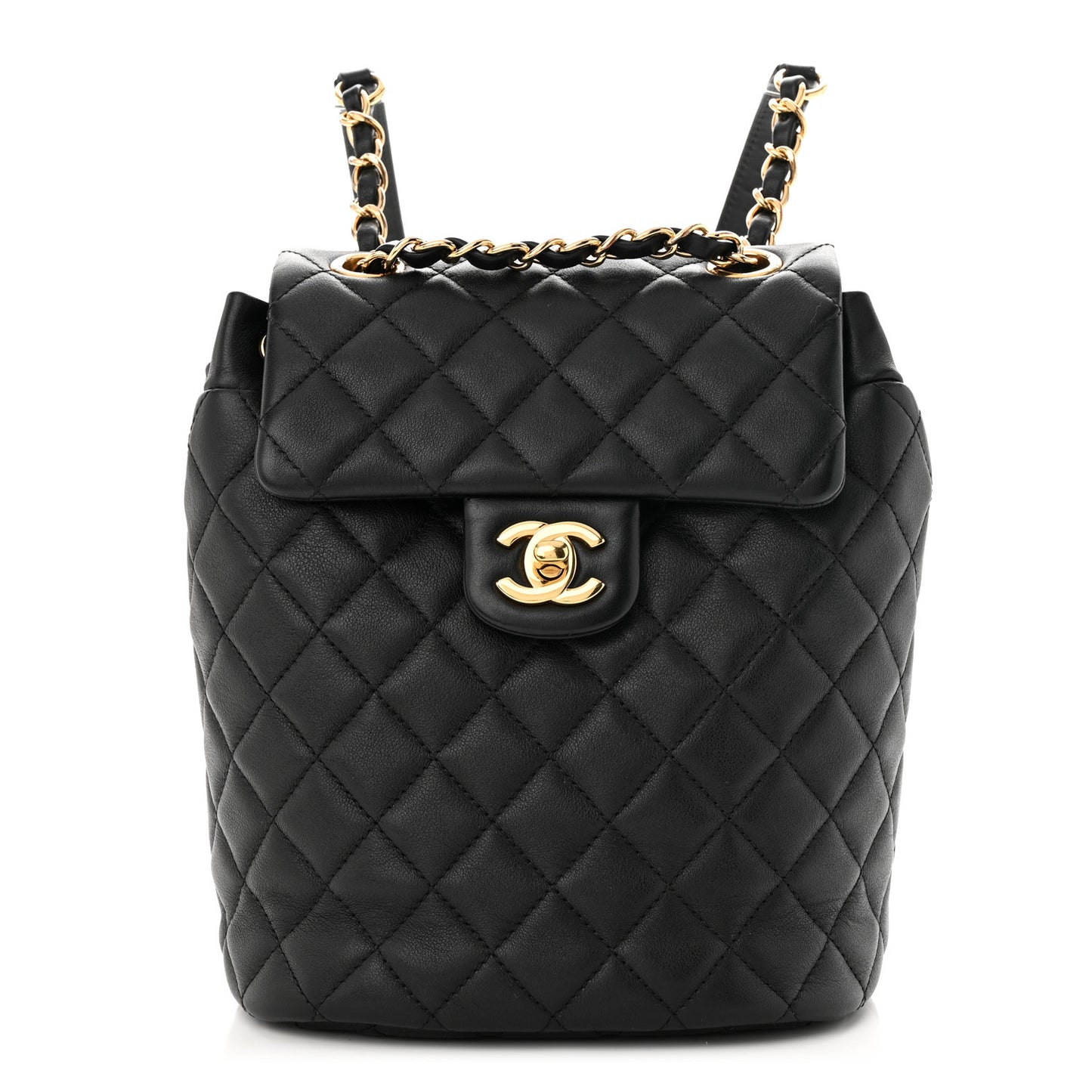 Quilted Small Urban Spirit Backpack Black