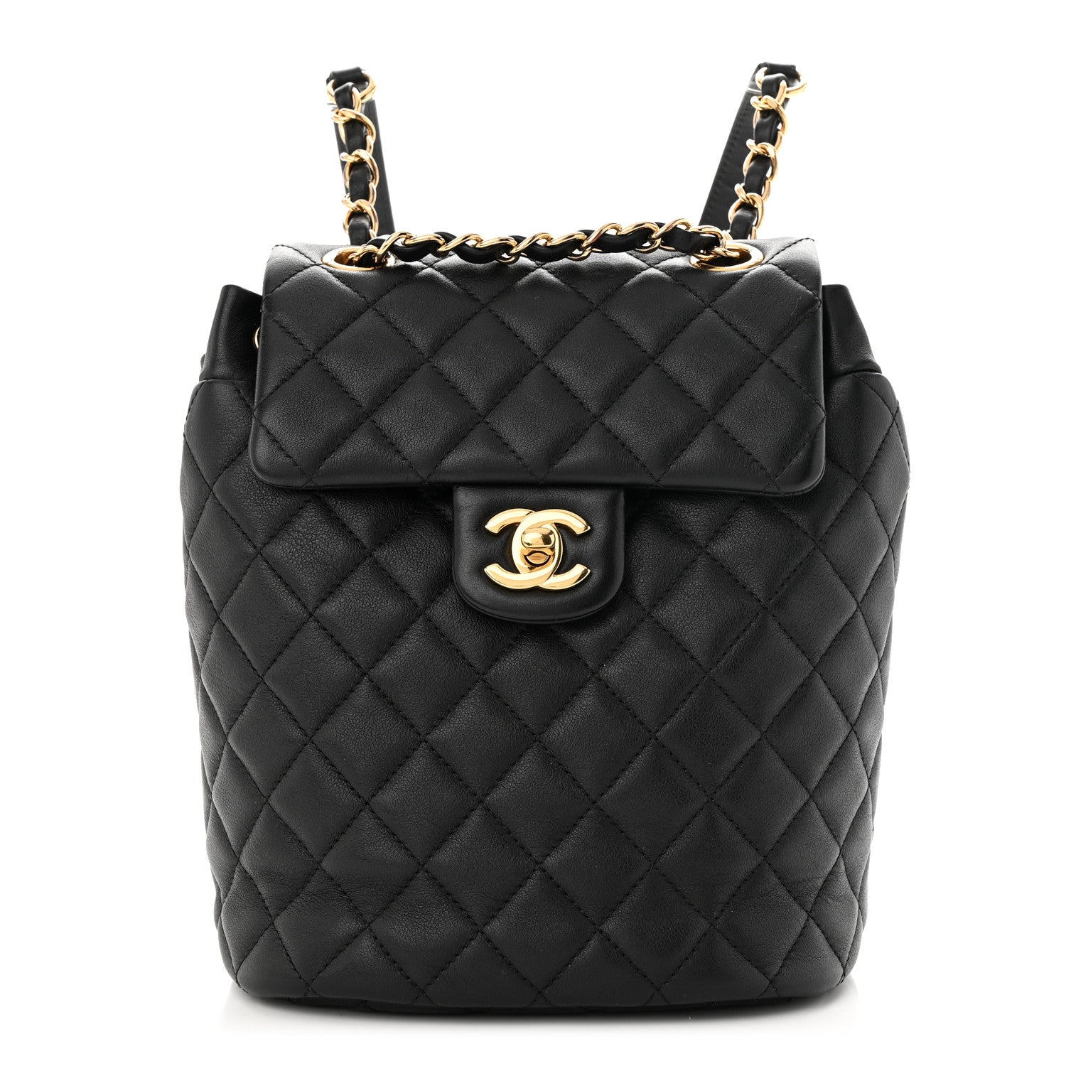 Chanel Quilted Small Urban Spirit Backpack Black 1 of 10