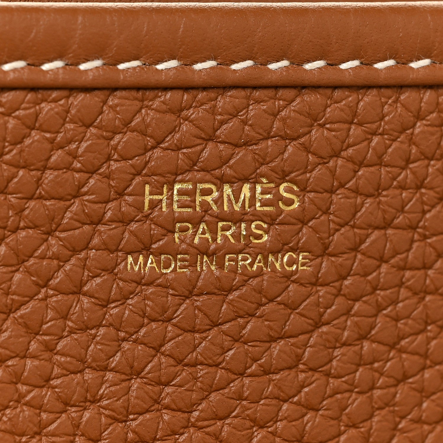 Hermes Taurillon Clemence Evelyne III PM Gold 6 of 10