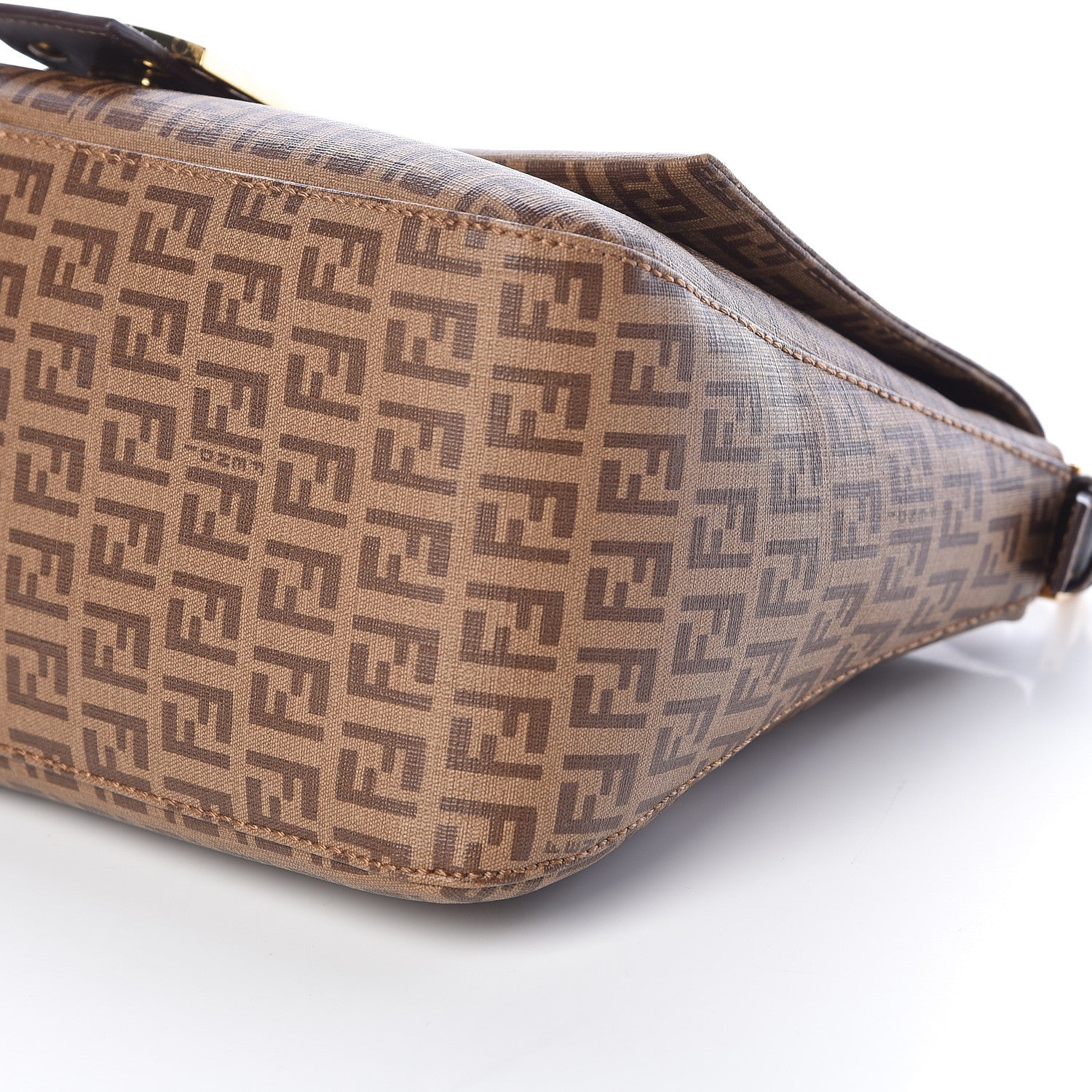 Fendi Zucchino Spalmati Vitello Mama Baguette Nocciola Castagna 9 of 11