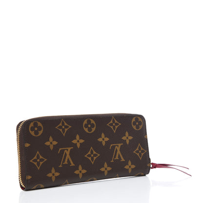 Louis Vuitton Monogram Clemence Wallet Fuchsia 3 of 8