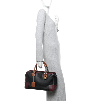 Loewe Calfskin Tri-Color Amazona 36 Black Chestnut 2 of 10