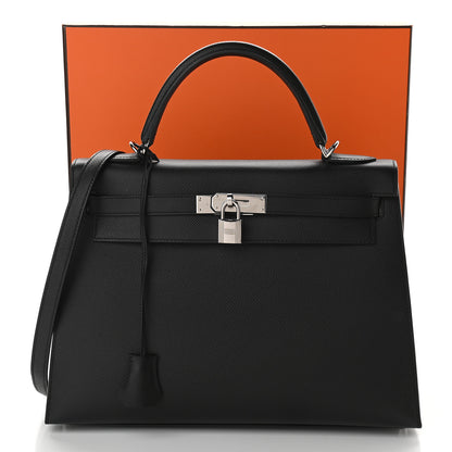 Hermes Epsom Kelly Sellier 32 Black 11 of 11