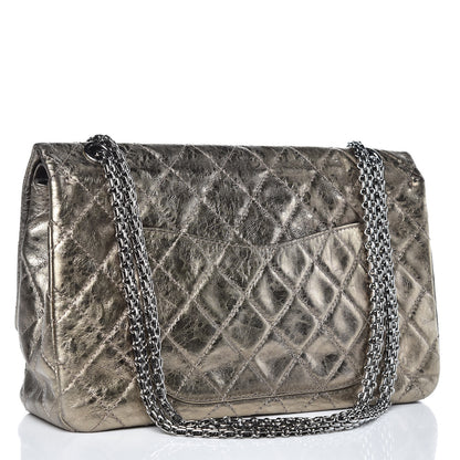 Chanel Metallic Aged Calfskin Quilted 2.55 Reissue 227 Flap Gold 3 of 17
