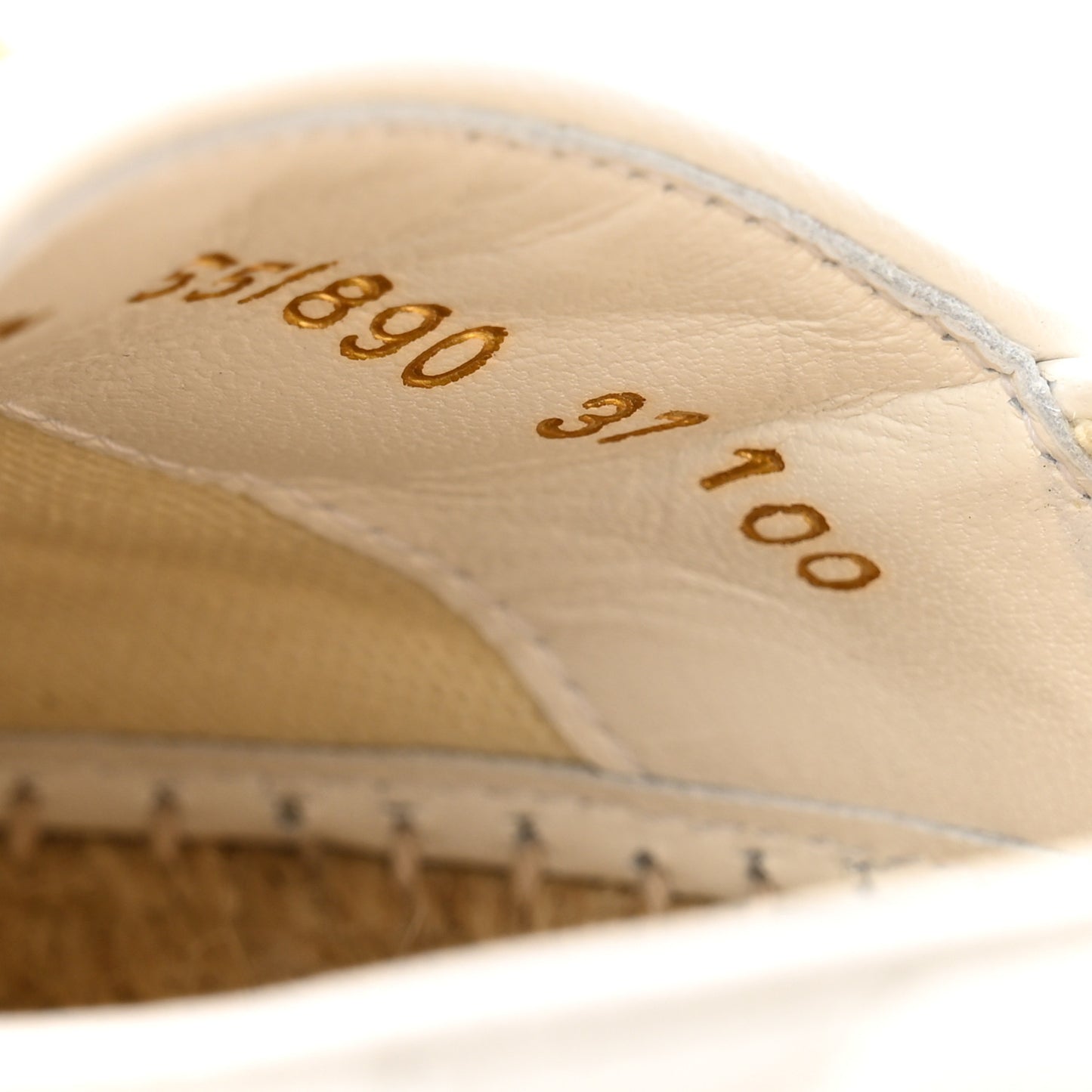 Nappa Matelasse GG Marmont Espadrilles 37 Great White