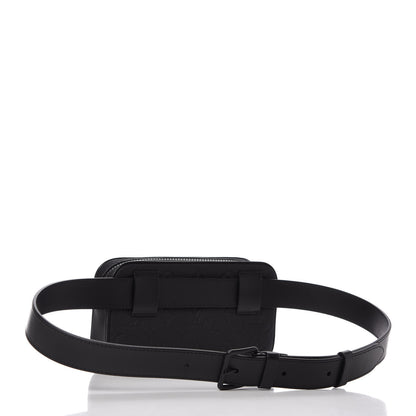 Louis Vuitton Taurillon Monogram Uniformes Solar Ray Soft Pochette Volga Belt Bag Black 3 of 8
