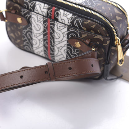 Burberry E-Canvas Monogram Stripe Convertible Camera Bag 13 of 13
