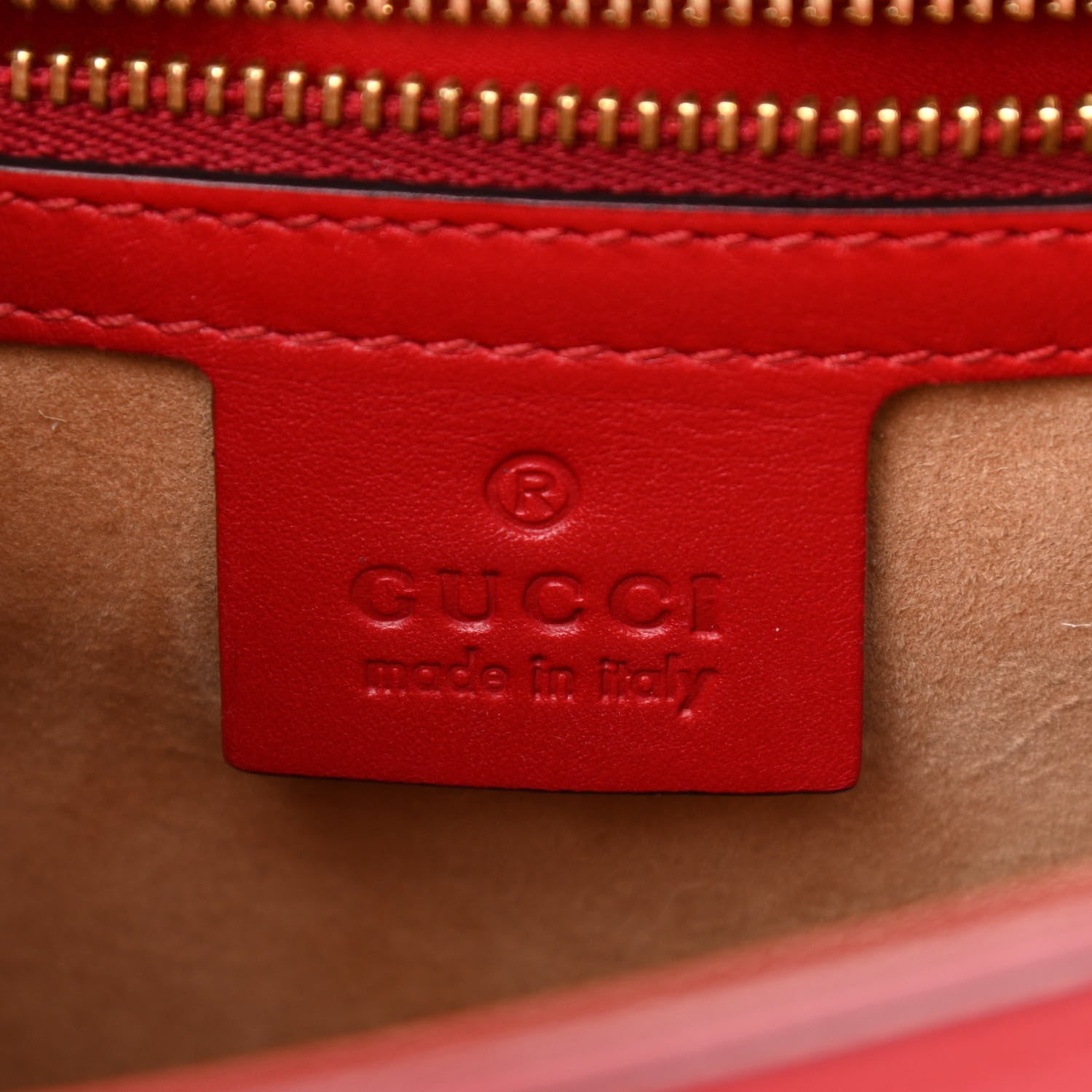 Gucci Calfskin Small Sylvie Shoulder Bag Hibiscus Red 5 of 14