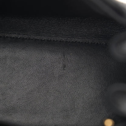 Versace Grained Calfskin Small La Medusa Top Handle Bag Black 11 of 13