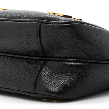 Chanel Caviar Triple CC Shoulder Bag Black 10 of 16