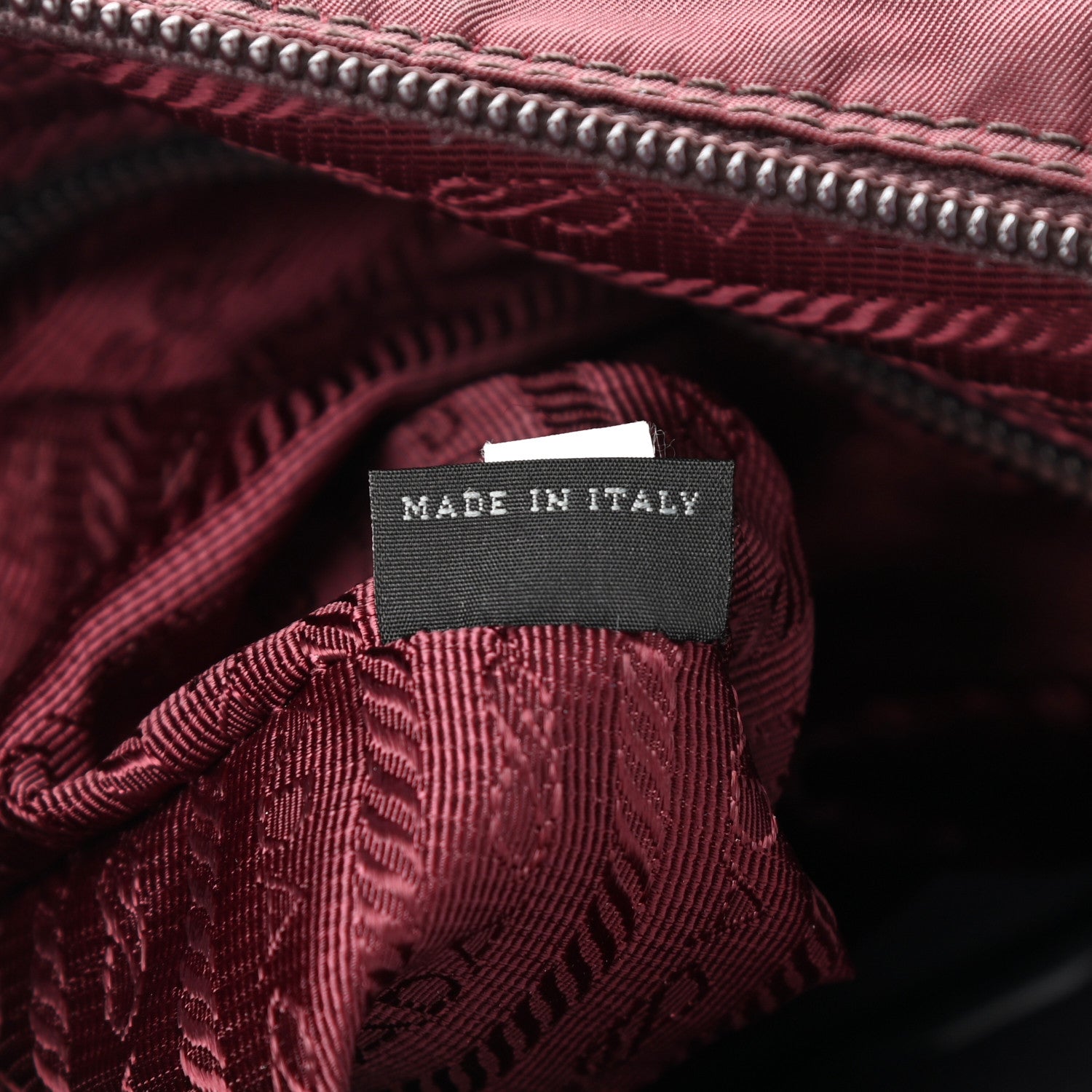 Prada Nylon Vela Messenger Bag Bordeaux 7 of 10