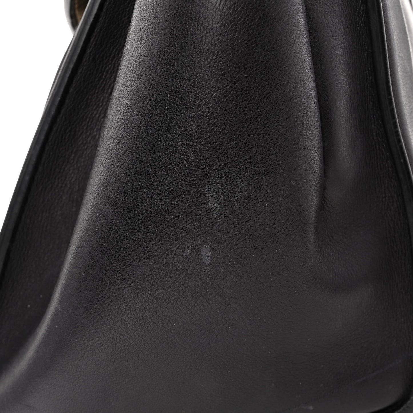 Calfskin Sofia Rainbow Top Handle Bag Black