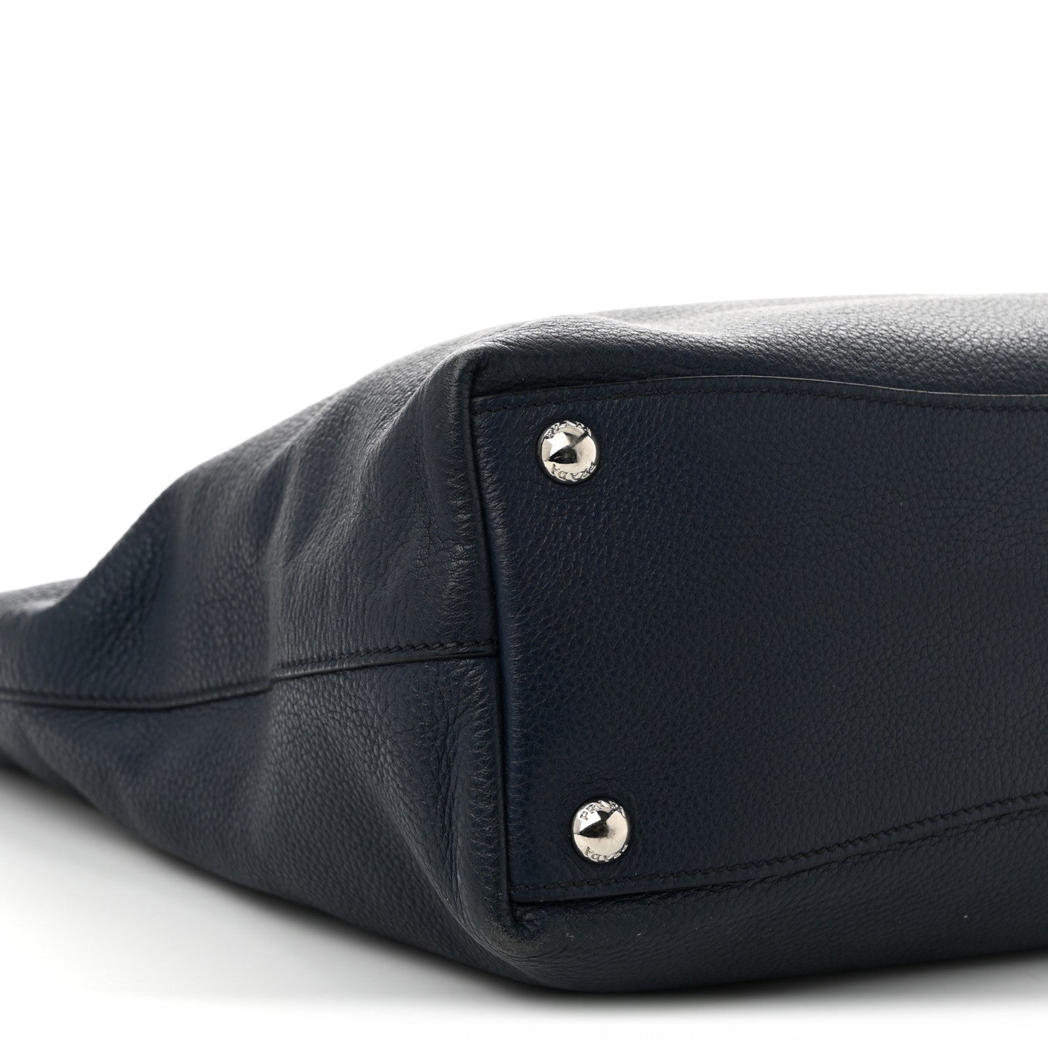 Prada Vitello Daino Shopping Tote Baltico 9 of 10