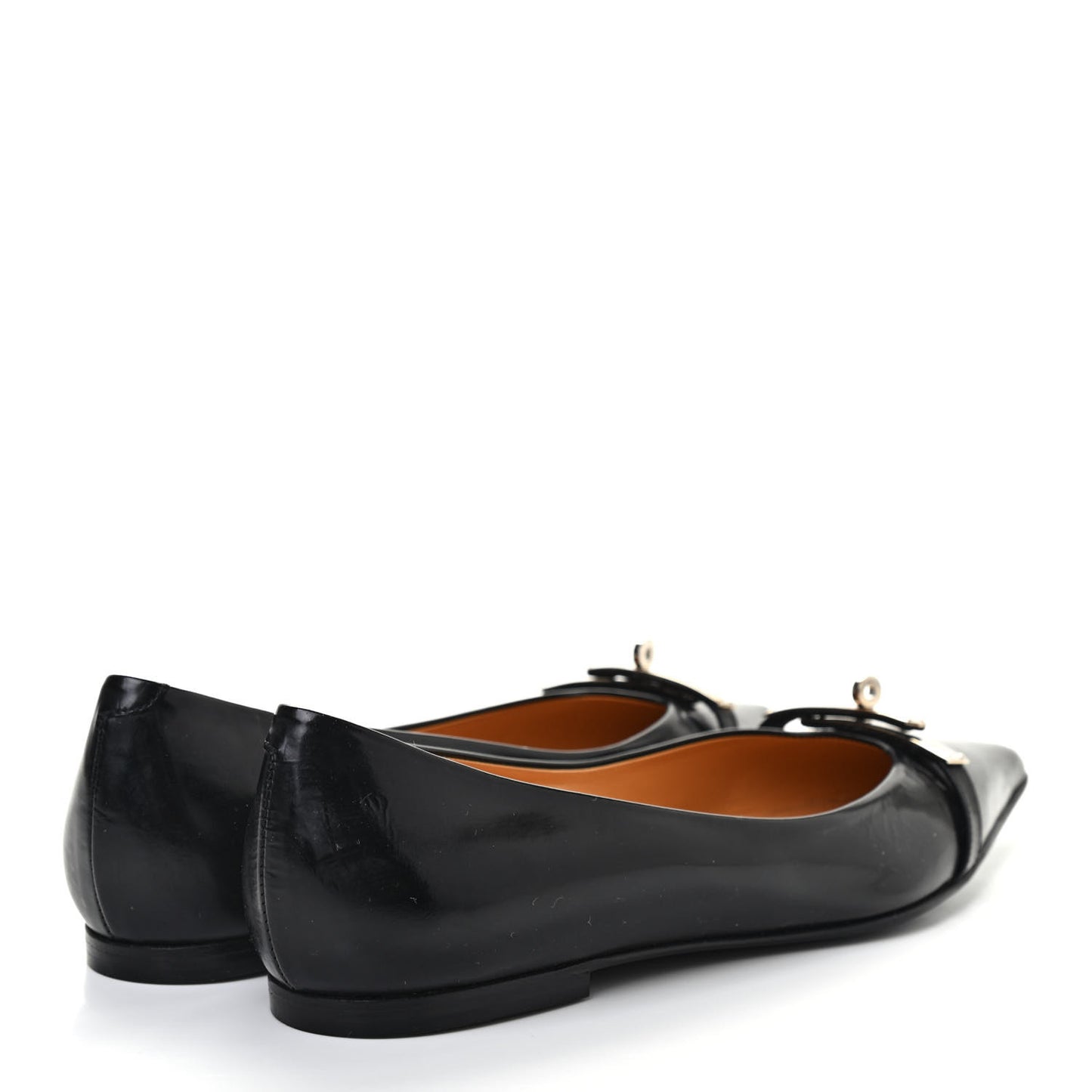Patent Ballerina Flats 37.5 Black