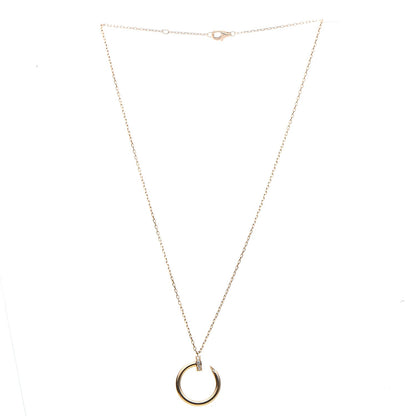 Cartier 18K Pink Gold Diamond Juste Un Clou Pendant Necklace 4 of 7