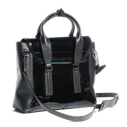 3.1 Phillip Lim 3.1 Oil Slick Patent Medium Pashli Satchel 3 of 12