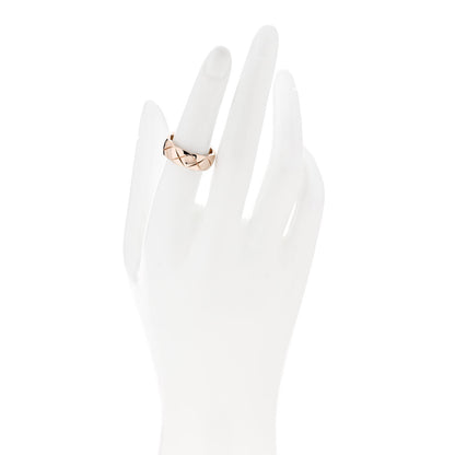 Chanel 18K Beige Gold Small Coco Crush Ring 53 6.5 2 of 7