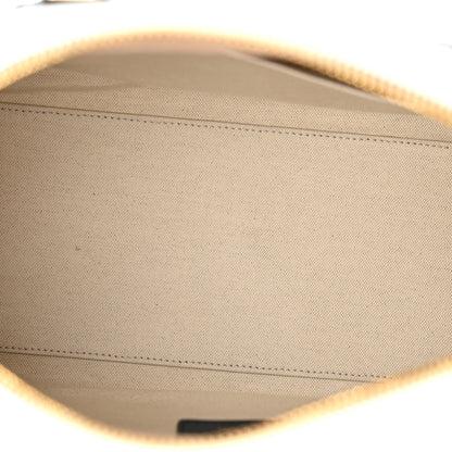 Christian Dior Perforated Calfskin Medium Dior Vibe Classic Bowling Bag White 5 of 13