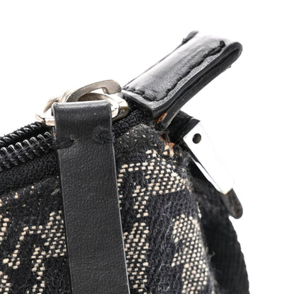 Christian Dior Monogram Shoulder Bag Pochette Black 11 of 14