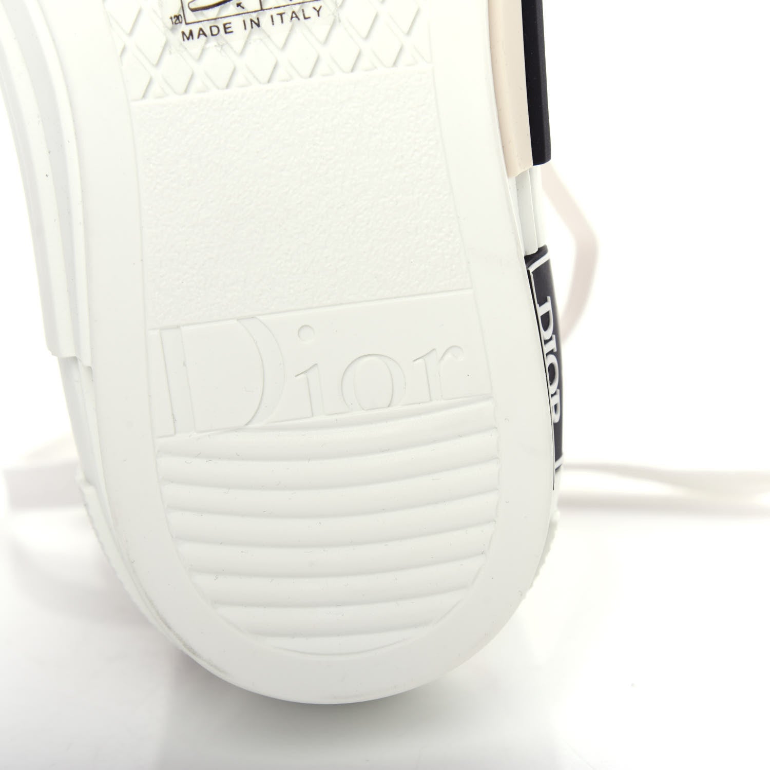 Christian Dior Technical Canvas Flowers Mens B23 High Top Sneakers 38 White 9 of 11