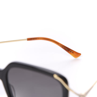 Gucci Acetate Butterfly Sunglasses GG0647S Black White 6 of 8