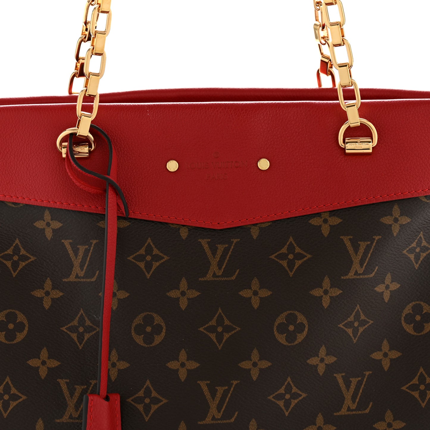 Monogram Pallas Shopper Cherry