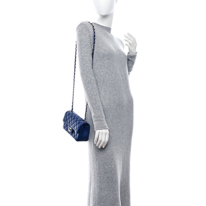 Chanel Lambskin Quilted Mini Rectangular Flap Royal Blue 2 of 11