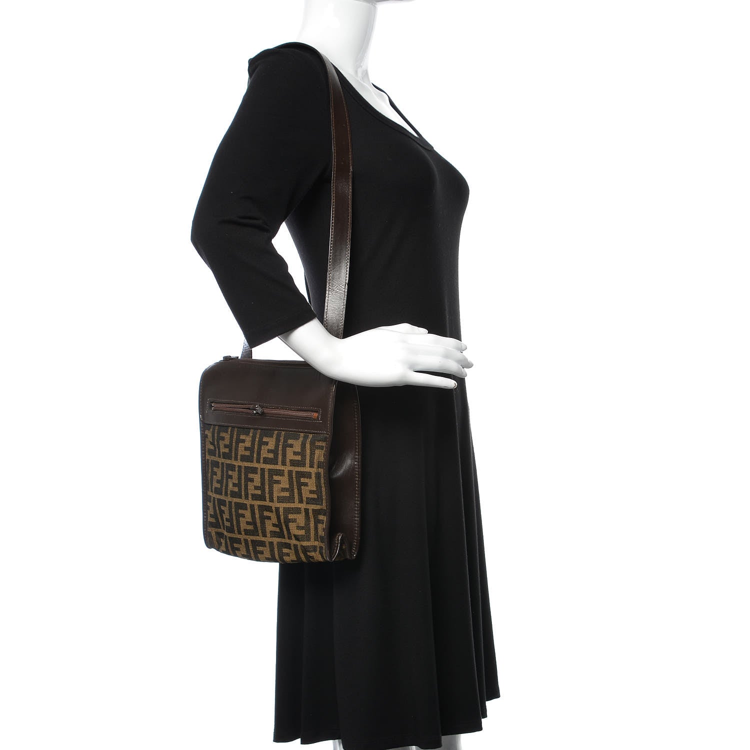 Fendi Zucca Crossbody Tobacco 2 of 9